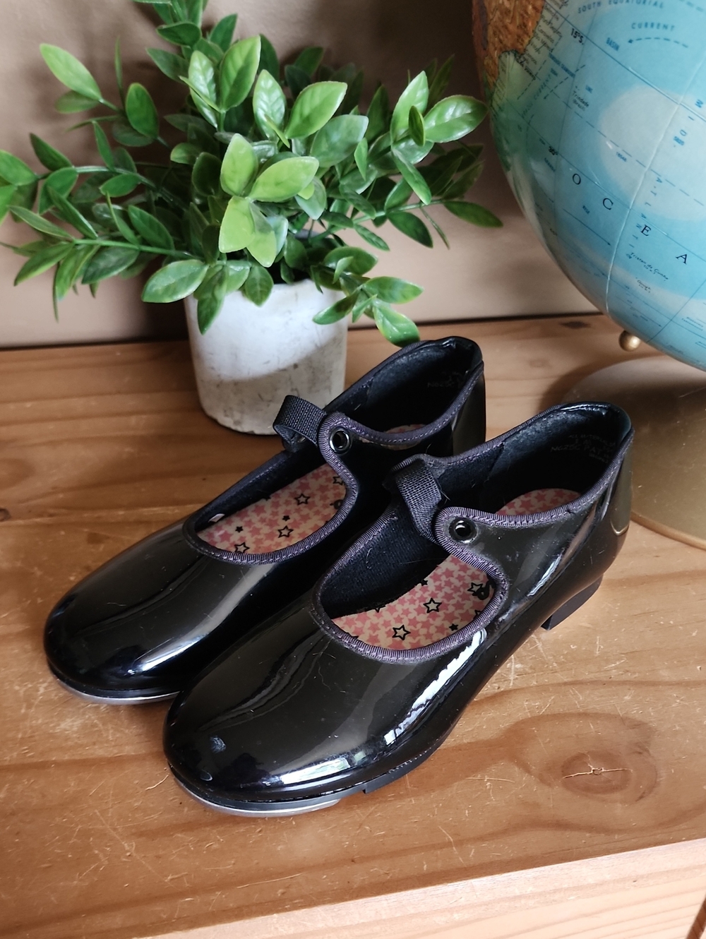 Capezio Black Patent TapShoes for Kids